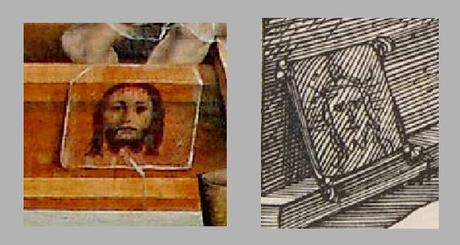 Durer Messe de St Gregoire 1511 comparaison face