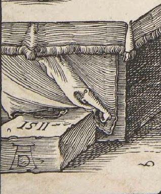 Durer Messe de St Gregoire 1511 pierre