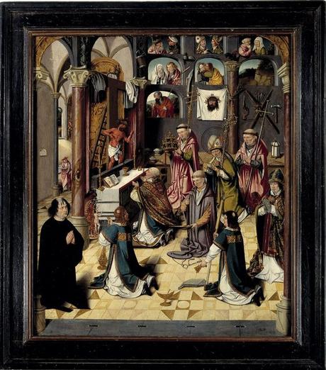 Mass of Saint Gregory by Meester van de Levensbron 1500-1510 Museum Catharijneconvent, Utrecht ,