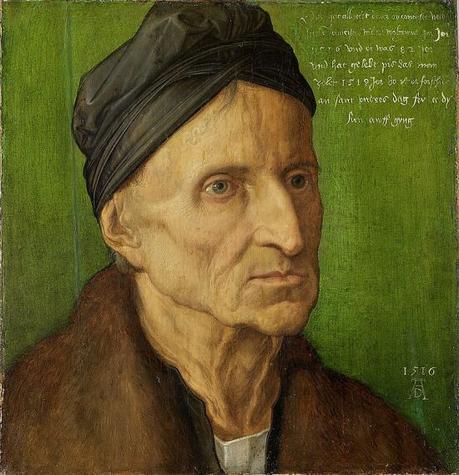 9.1 La Messe de Saint Grégoire Albrecht_Durer Portrait de Wolgemut 1516 Germanisches Nationalmuseum, Nurnberg
