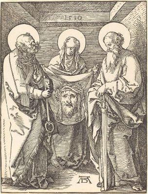 Durer_-_Saint_Veronica_between_Saints_Peter_and_Paul_1510