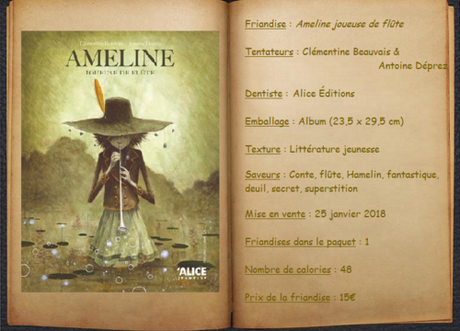 Ameline joueuse de flûte - Clémentine Beauvais & Antoine Déprez