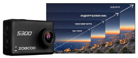 Test complet de la SOOCOO PLUS S300 , une action cam 4K avec un MICROPHONE EXTERNE !!!