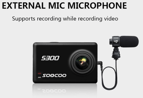 Test complet de la SOOCOO PLUS S300 , une action cam 4K avec un MICROPHONE EXTERNE !!!