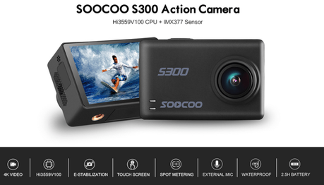 Test complet de la SOOCOO PLUS S300 , une action cam 4K avec un MICROPHONE EXTERNE !!!