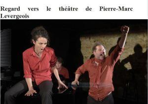 Regard vers le théâtre de Pierre-Marc Levergeois « Cabaret 68 » Théâtre de poche