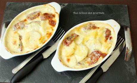 ONCTUEUX DE POMMES DE TERRE AU MASCARPONE