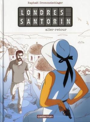 Londres - Santorin aller-retour aux éditions Casterman