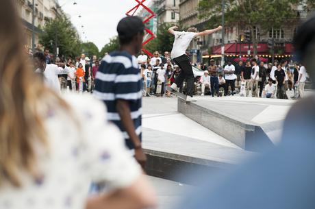 Volcom offre un nouveau visage au skatepark de la place de la République