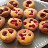 Petits moelleux aux framboises Petit moelleux framboises ou groseilles