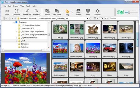FocusOn Image Viewer - visualiseur/éditeur intuitif, photos