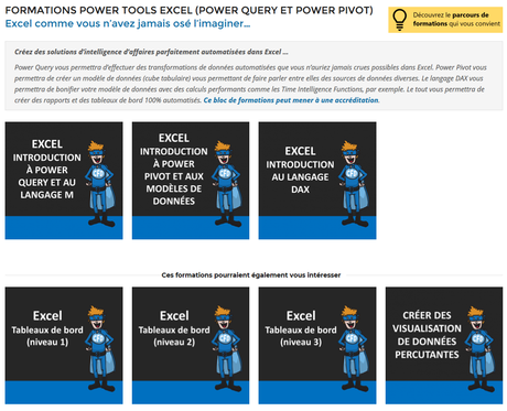 Parcours Excel - Power Tools