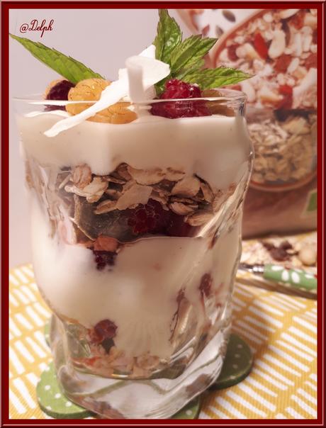 Verrine de Framboises au Muesli Verrine de Framboises au Muesli