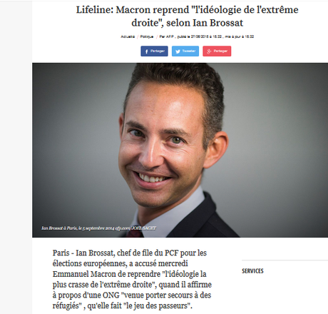 #Lifeline : Macron reprend la voix de l’extrême-droite