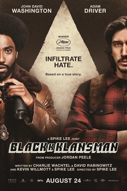 Nouvelle affiche US pour BlackKklansman de Spike Lee