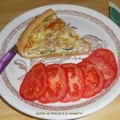 Mise à l'honneur#35 Quiche au thon et à la courgette. - Mes recettes et photos de gâteaux