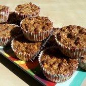 Mise à l'honneur#35 Muffins aux Flocons d'Avoine, Pommes & Noix - 1 Soupçon 2 Gourmandises