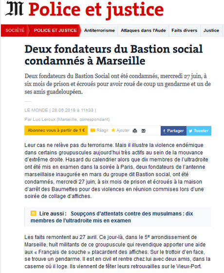 Quand le Bastion fait du « social » à coups de savate… #Marseille