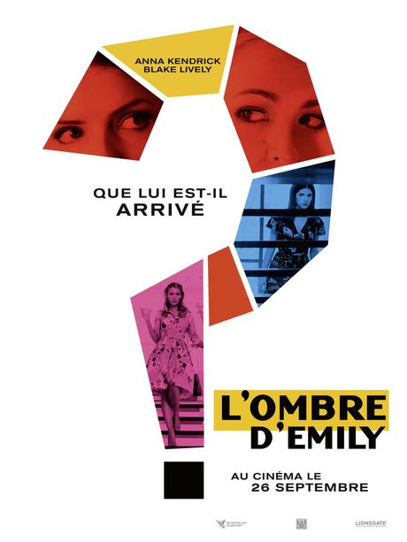 Blake Lively dans L'OMBRE D'EMILY : découvrez le teaser et l'affiche teaser ! Au cinéma le 26 septembre