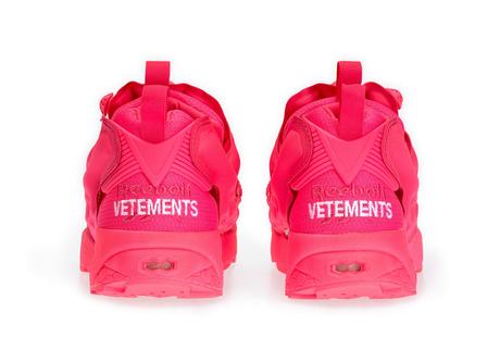 Deux nouvelles VETEMENTS x Reebok Instapump Fury Néon