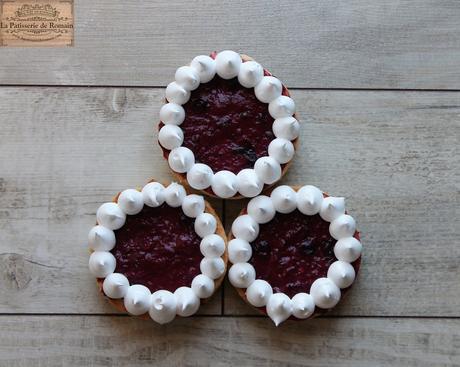 Tarte Cassis Curd meringué