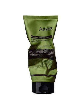 aesop gommage geranium