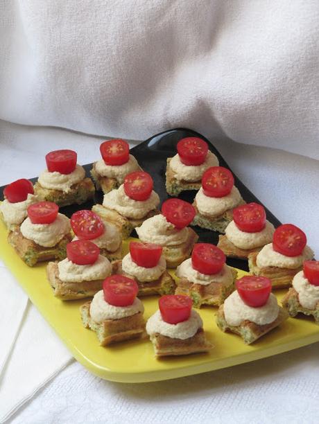 Gaufres au houmous Gaufres au houmous