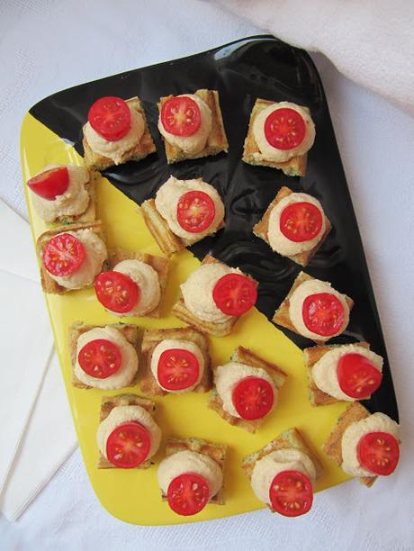 Gaufres au houmous Gaufres au houmous