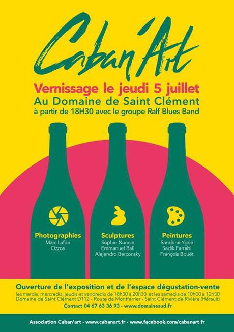 CABAN’ART – domaine St Clément – 5 juillet