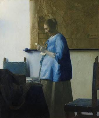 La Femme en bleu lisant une lettre  de Vermeer est à Munich jusqu'au 30 septembre