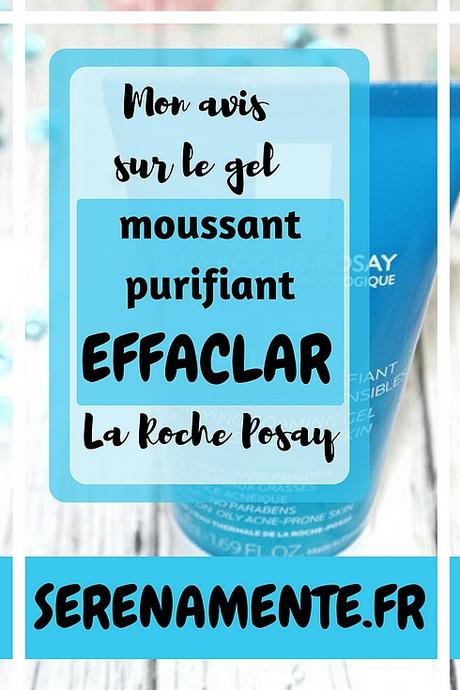 Mon avis sur le gel moussant purifiant Effaclar La Roche Posay ! Mon avis sur le gel moussant purifiant Effaclar La Roche Posay !