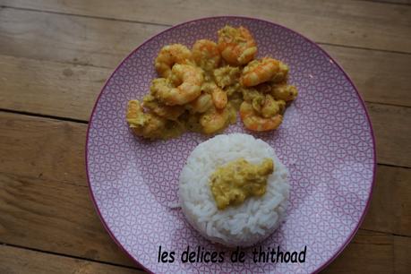 Curry de crevettes Curry de crevettes