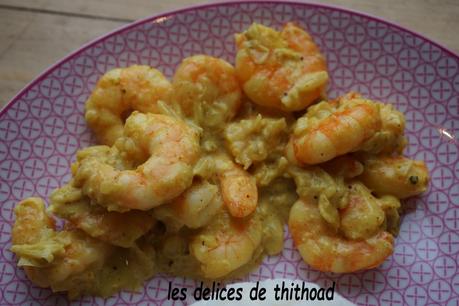 Curry de crevettes Curry de crevettes