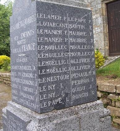 [Lescouet Gouarec 22] Poilus Lescouëtais décédés en 1918