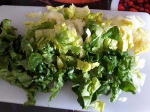 Salade de Crozets au Comté Cliquer sur les photographies pour les agrandir