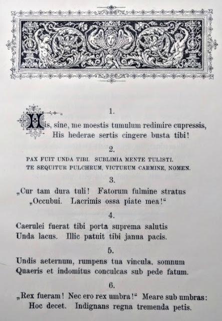 Cupressi: les distiques de Karl Heinrich Ulrichs en hommage au défunt roi Louis II de Bavière