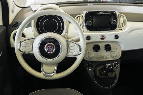 Interieur de la Fiat 500