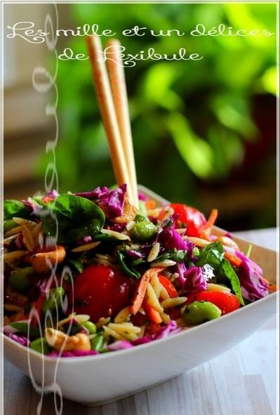 ~Salade d'orzo à l'asiatique~ ~Salade d'orzo à l'asiatique~