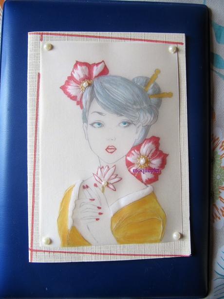 Mes ouvrages - mes cartes en perga - 14