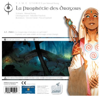 T.I.M.E Stories, la Prophétie des Dragons. Attention ça Glyphe! Chez les Space Cowboys