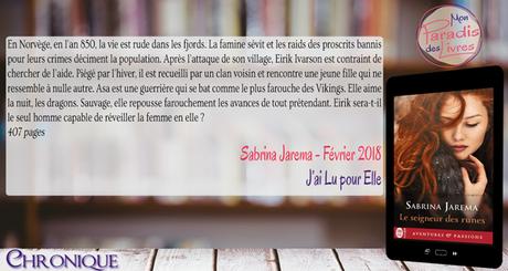 Le seigneur des runes – Sabrina Jarema