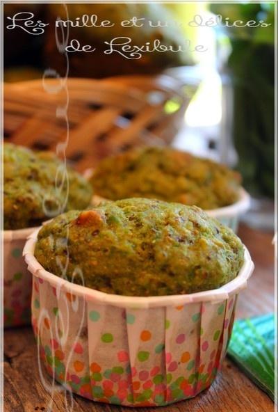 ~Muffins aux épinards et bananes~