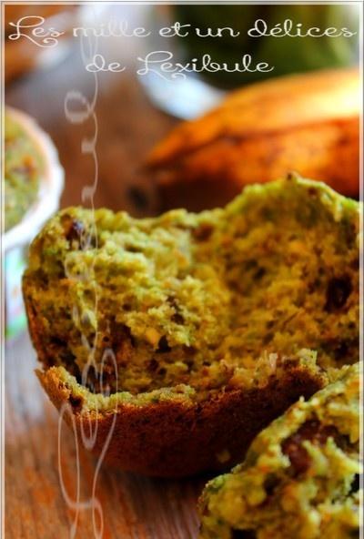 ~Muffins aux épinards et bananes~ ~Muffins aux épinards et bananes~