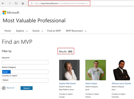 Moteur de recherche MVP