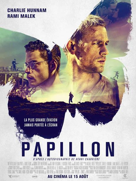 Affiche VF pour le remake de Papillon de Michael Noer