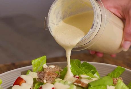 Sauce salade cesar avec thermomix