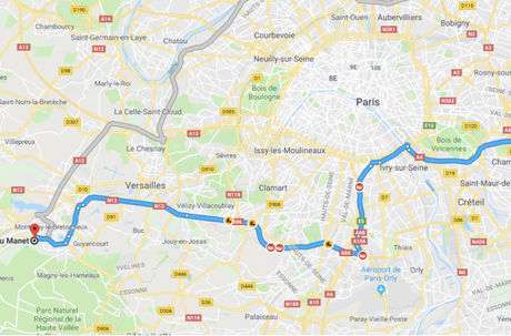 En route pour l’aventure, de Versailles à Paris. Belgique - Paris