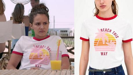 DEMAIN NOUS APPARTIENT : t-shirt « beach this way » pour Eva dans l’épisode 248