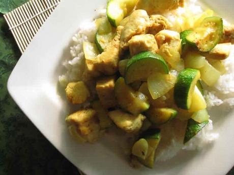 poulet courgette curry au cookeo - Paperblog