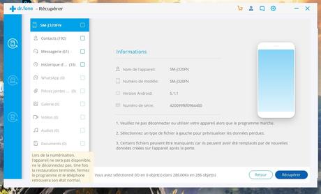 Récupérer les données sur téléphone Samsung Récupérer les données sur téléphone Samsung
